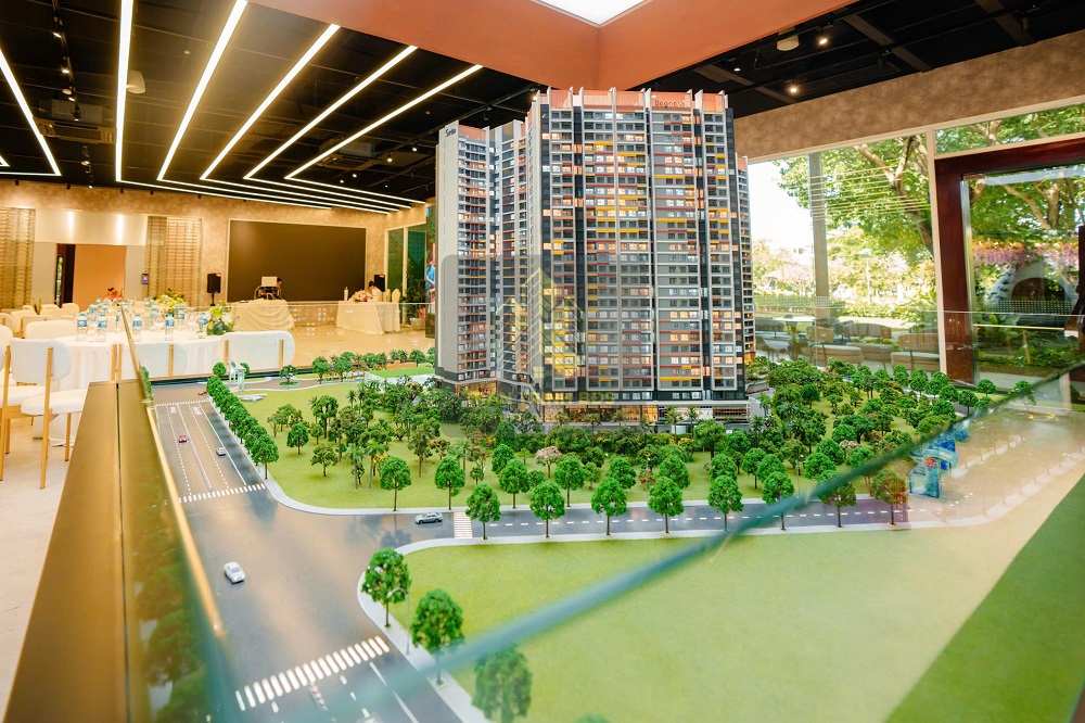 Sa bàn dự án Setia Edenia bên trong khu nhà mẫu