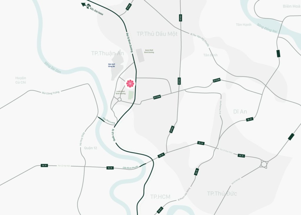 Vị trí đắc địa dự án Setia Edenia